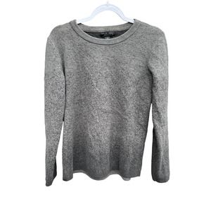Barefoot Dreams CozyChic Ultra Lite Long Sleeve Crew Neck Sweater Ombre Grey L